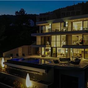 6 bedroom villa with infinity pool and sea views, Korcula Island, sleeps 12